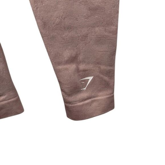 GymShark Leggings Pink Camo Textured Print Size Small - Picture 4 of 11